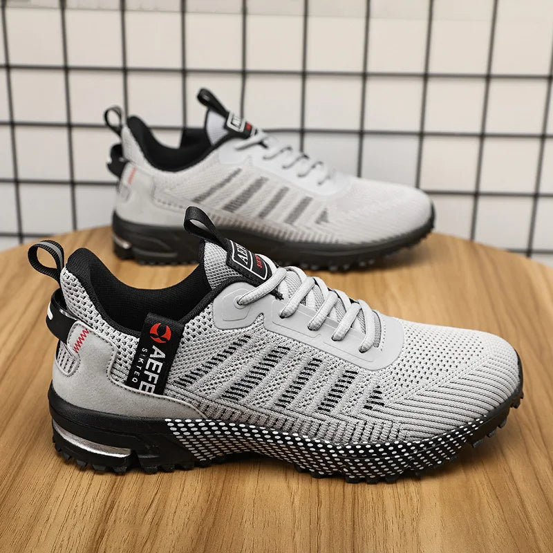 Zapatillas de running transpirables de malla para hombre | Zapatillas deportivas ligeras para exteriores