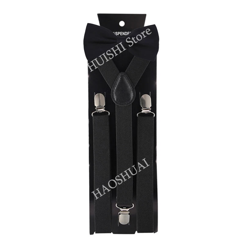 Unisex Elastic Suspenders with Bow Tie Option | The Daily Drop
