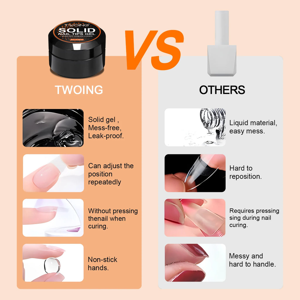 Solid Nail Tips Gel – 8g