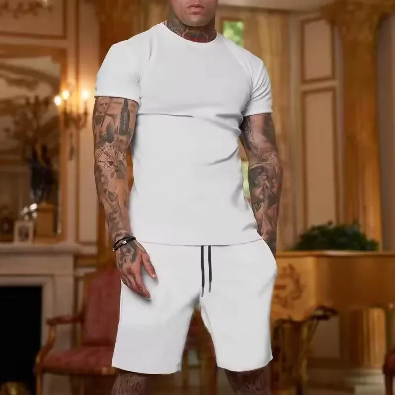 Men's Outdoor Sport T-Shirt & Shorts Set