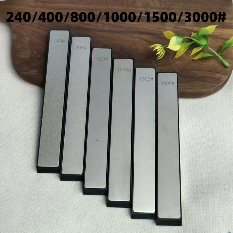 80-3000# Diamond Stone Whetstone Bar Knife Sharpener Scissors Razor Polished Kitchen Knife Sharpening System Tool Household Apex
