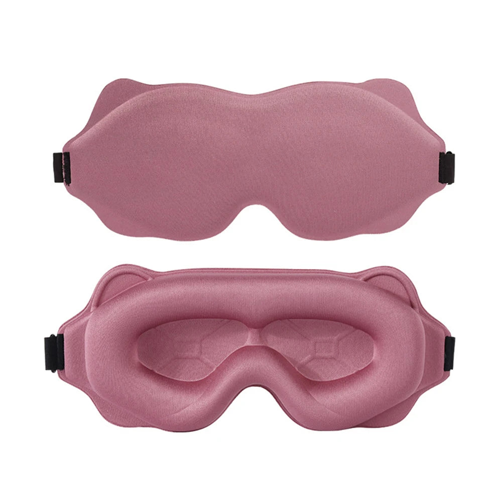 3D Contour Sleep Mask – Soft Padded Blackout Eye Mask