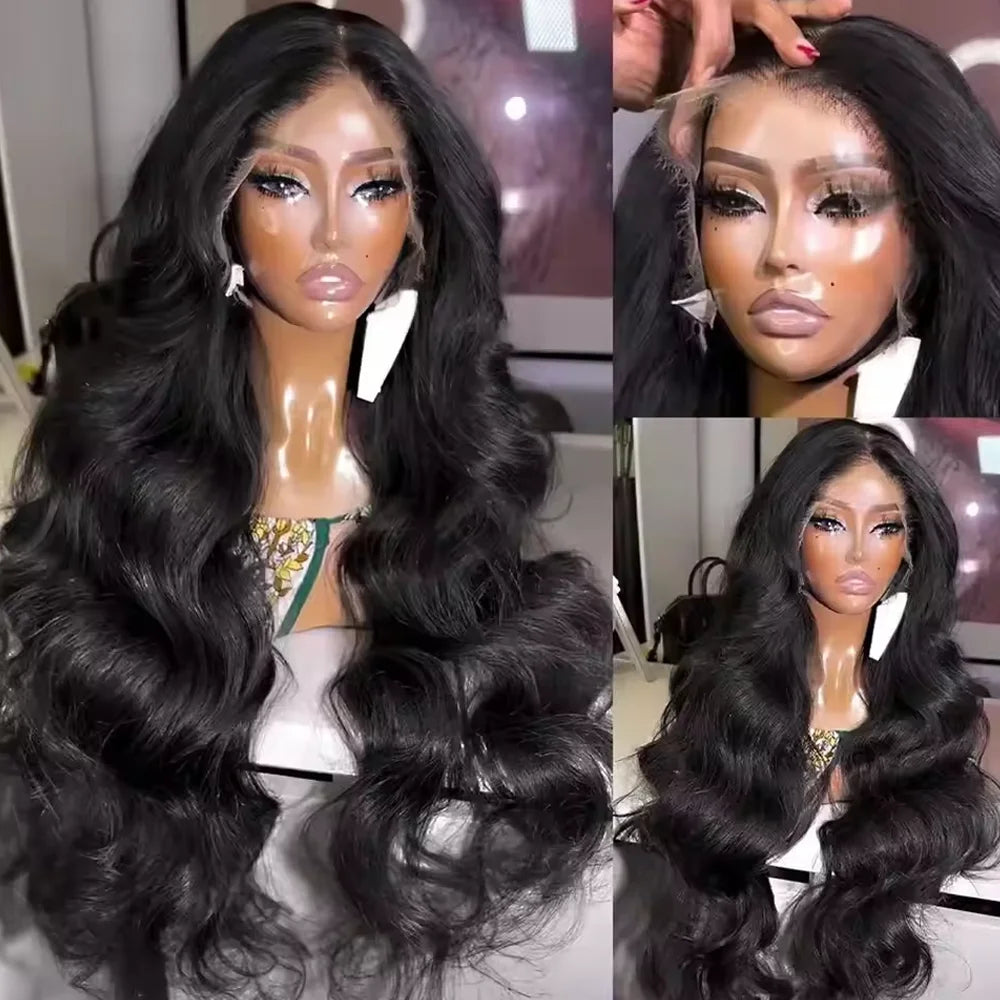 Raw Peruvian Body Wave Lace Front Wig — 250% Density Brazilian Remy Human Hair