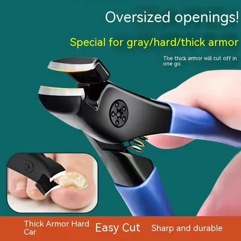 Professional Toenail Scissors – Extra Wide Opening for Thick & Hard Nails