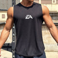 Men's Mesh Sleeveless Vest – Quick-Dry Sports & Fitness Tank Top