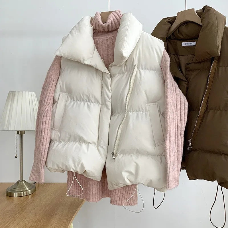 Longline Quilted Puffer Vest – 3 Colors
