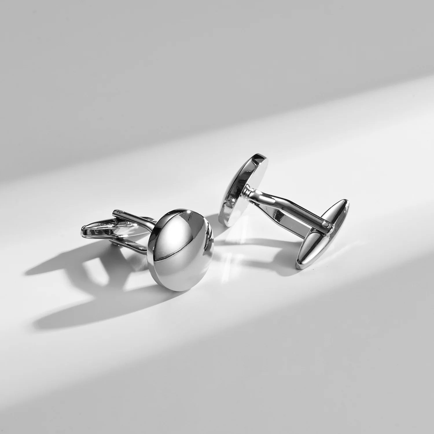 Square Cufflinks & Tie Clip Set | Unisex Dress Shirt Accessories