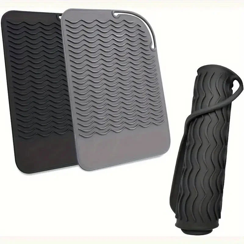 Silicone Heat Resistant Mat for Curling Irons & Flat Irons