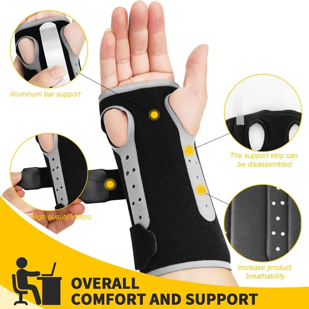 Wrist Support Brace with Metal Splint