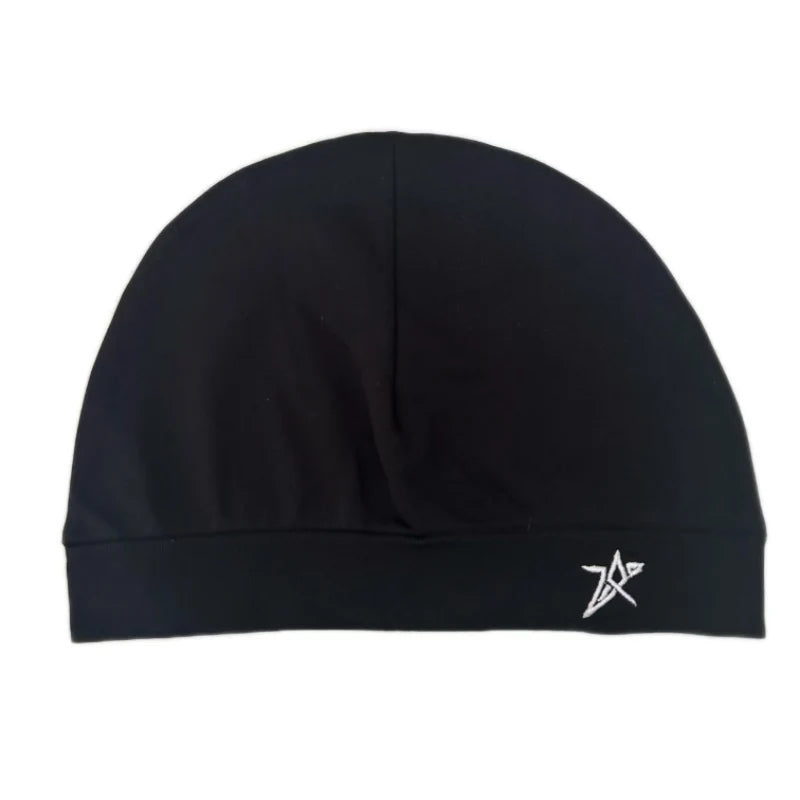 Star Embroidered Beanie – Soft Breathable Stretch Skull Cap