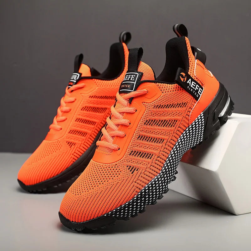 Men's Breathable Mesh Running Shoes | Lightweight Outdoor Athletic Sneakers