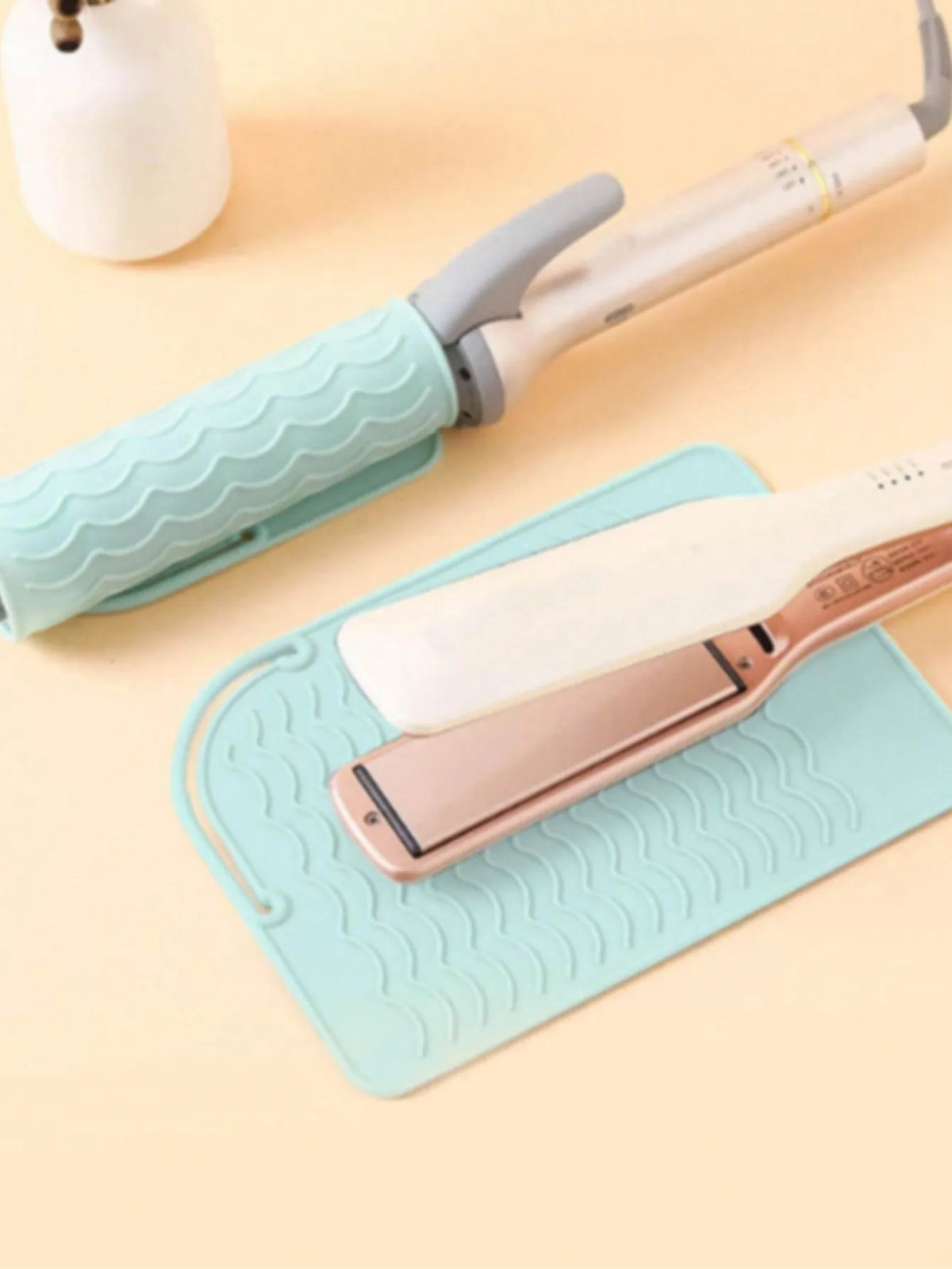 Silicone Heat Resistant Mat for Curling Irons & Flat Irons