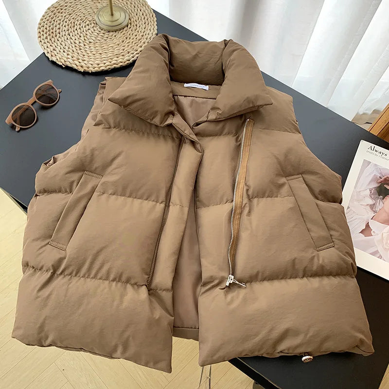 Longline Quilted Puffer Vest – 3 Colors