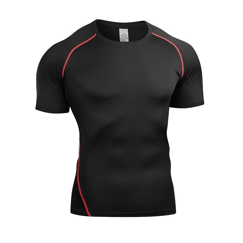 Men's Compression T-Shirt – Quick-Dry Athletic Gym & Running Top