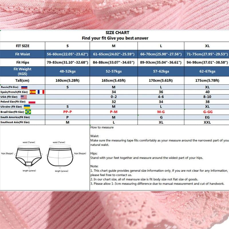 Juego de 5 Tanga de Algodón para Mujer | Ropa Interior de Tiro Bajo con Cintura Ajustable S-XL