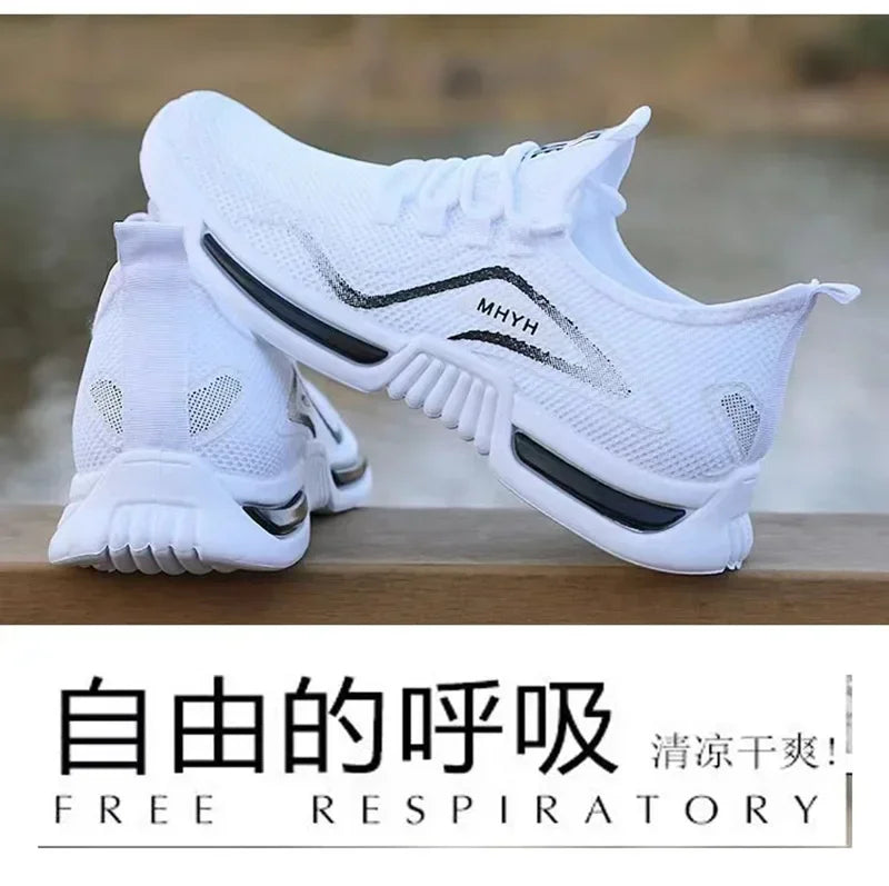 Men's Slip-On Fashion Sneakers | Breathable Non-Slip Gym & Walking Shoes