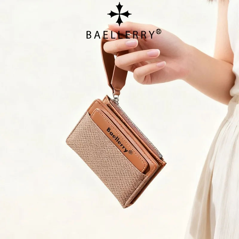 Baellerry Women's Bifold Wallet — Multi-Slot Card Holder & Coin Purse