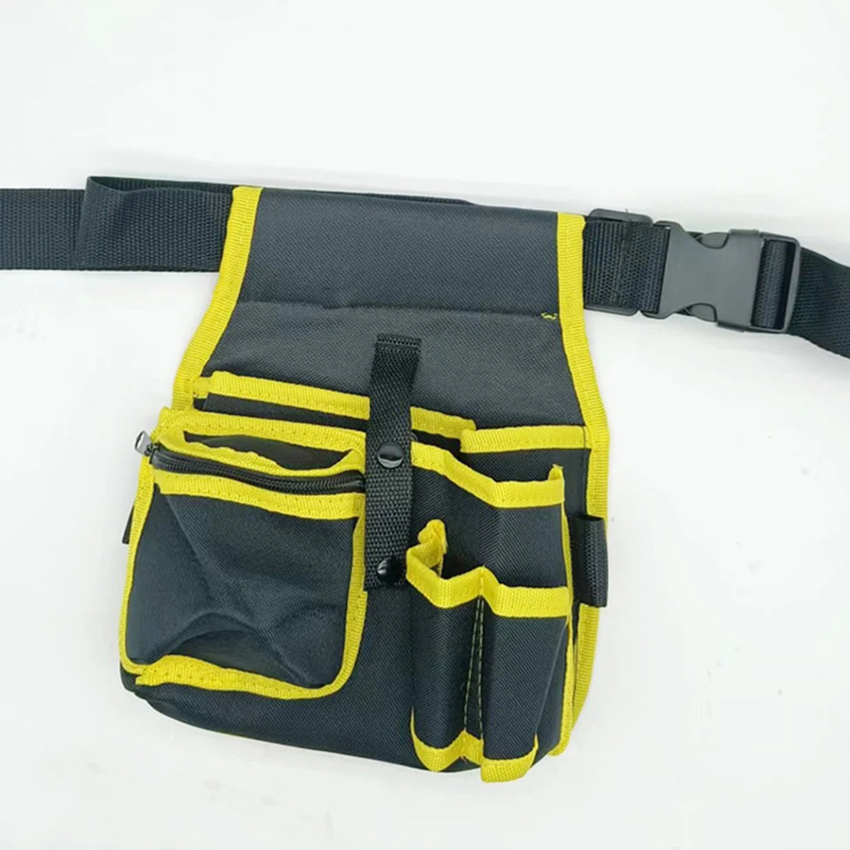 Electrician Tool Waist Bag — Nylon Belt Pouch for Hardware & Power Tools