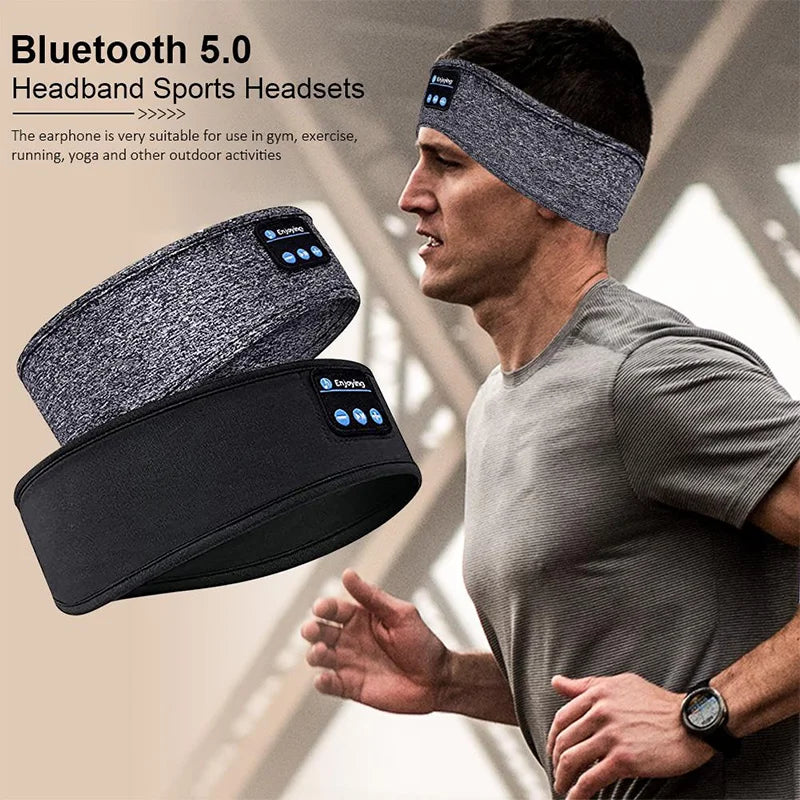 Bluetooth Sleep Eye Mask Headphones – Wireless Music & Sport Headband