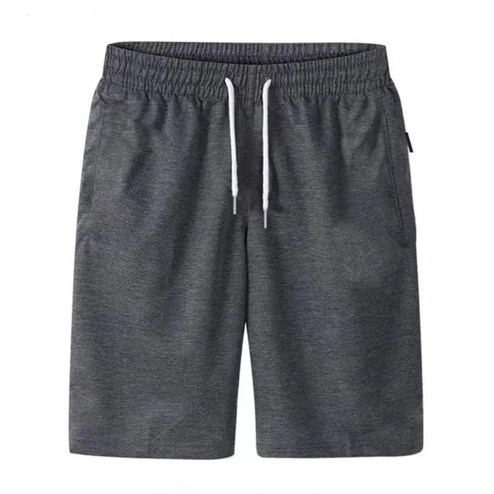 Men's Elastic Waist Cargo Shorts – Lightweight Summer Shorts with Pockets