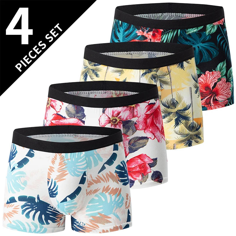 Men's Printed Boxer Shorts – 4-Pack or 10-Pack