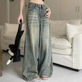 Women's Y2K High Waist Loose Straight Leg Jeans