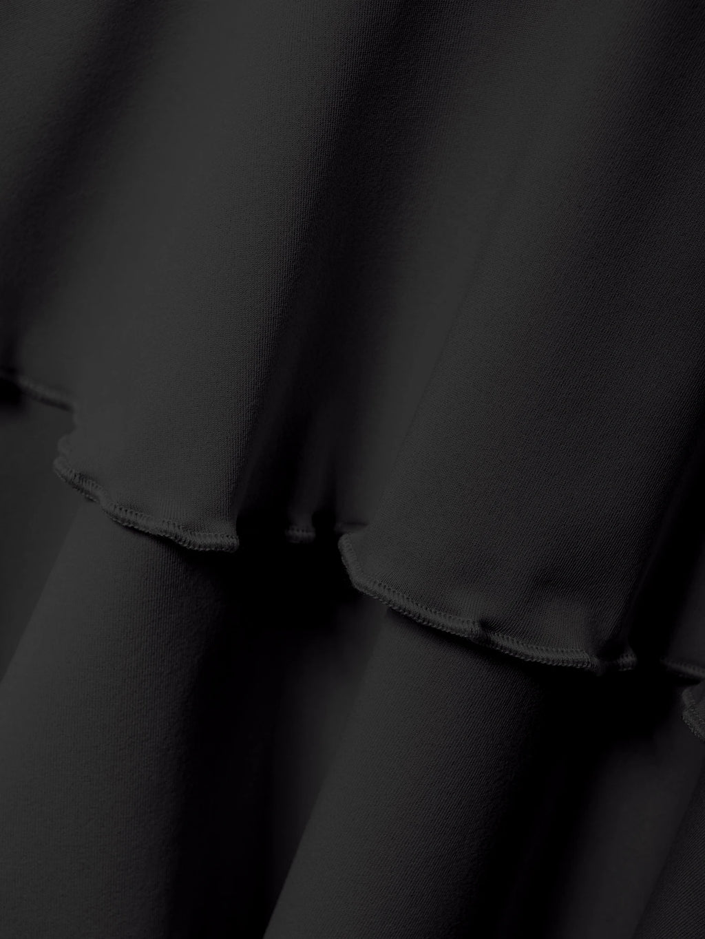 High-Waist Solid Color Mini Skirt
