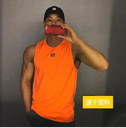 Men's Mesh Gym Vest – Sleeveless Tank Top for Training & Sports