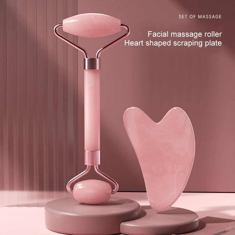 Facial Roller & Gua Sha Massage Tool