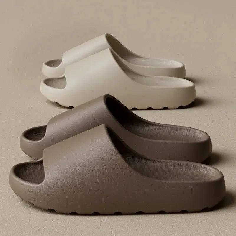 Chanclas de coco, sandalias de suela gruesa, moda de verano, suela blanda, playa, pantuflas para hombre, sandalias para mujer, chanclas de EVA