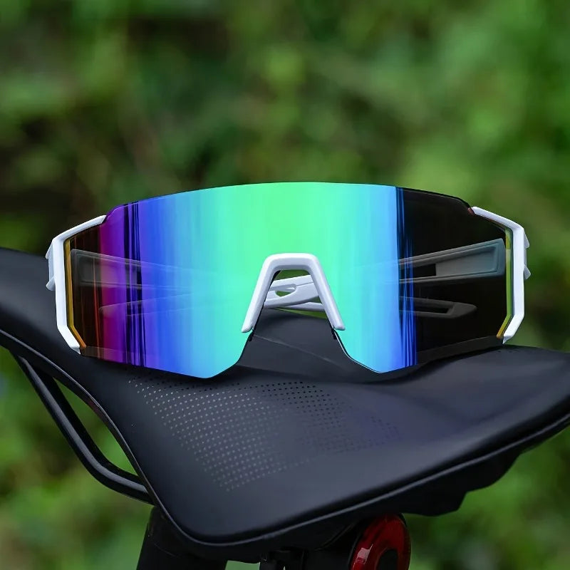 Gafas de sol de moda de montura grande para hombre – Protección UV400, ligeras y duraderas