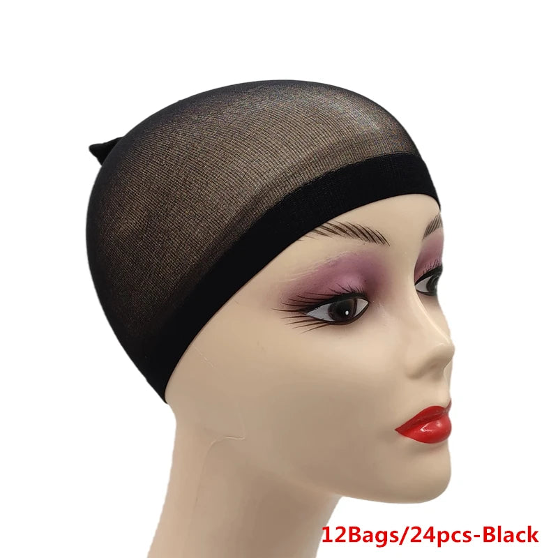 Nylon Mesh Wig Cap — Breathable Dome Cap