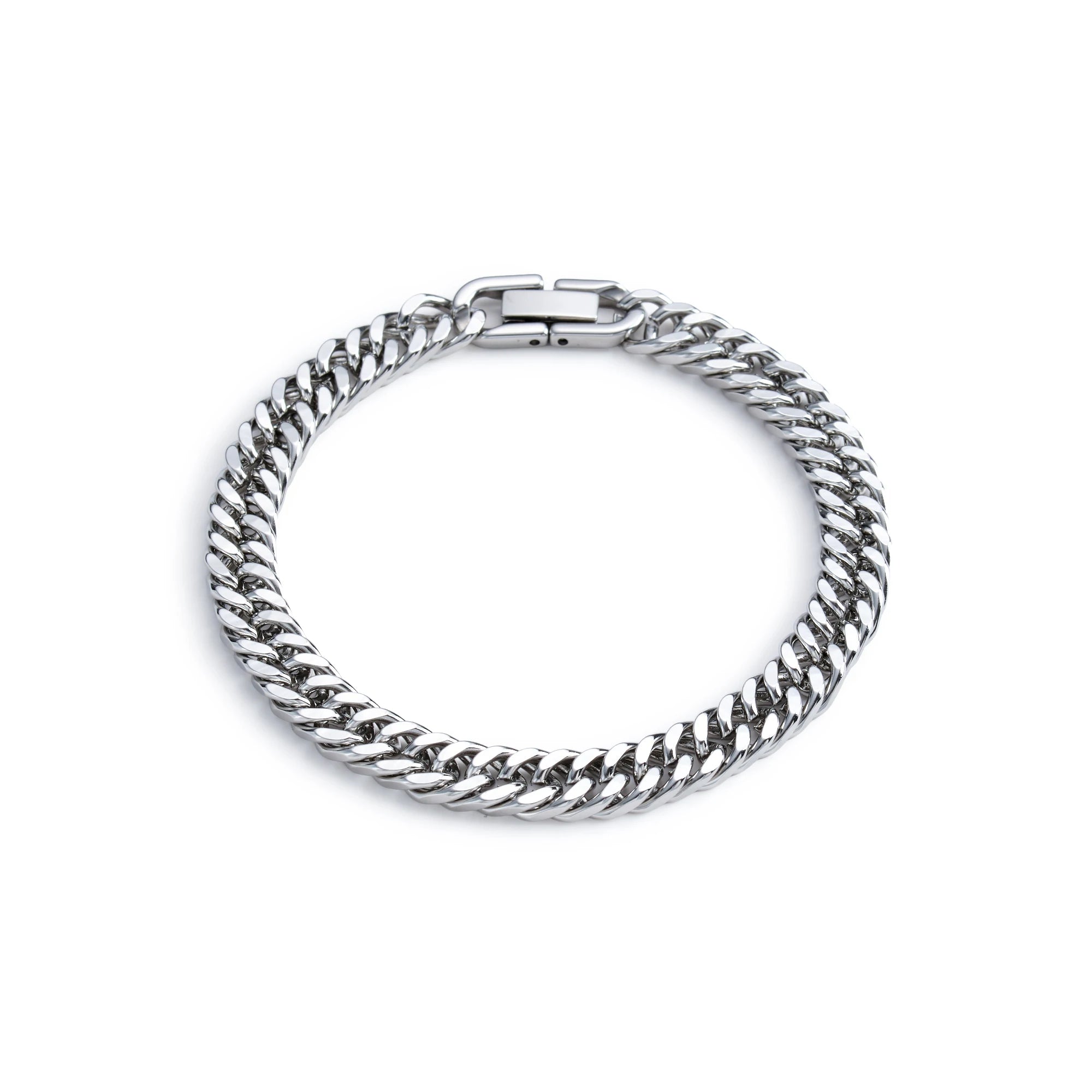 Stainless Steel Cuban Chain Bracelet – 3 to 10mm Widths | Men & Women