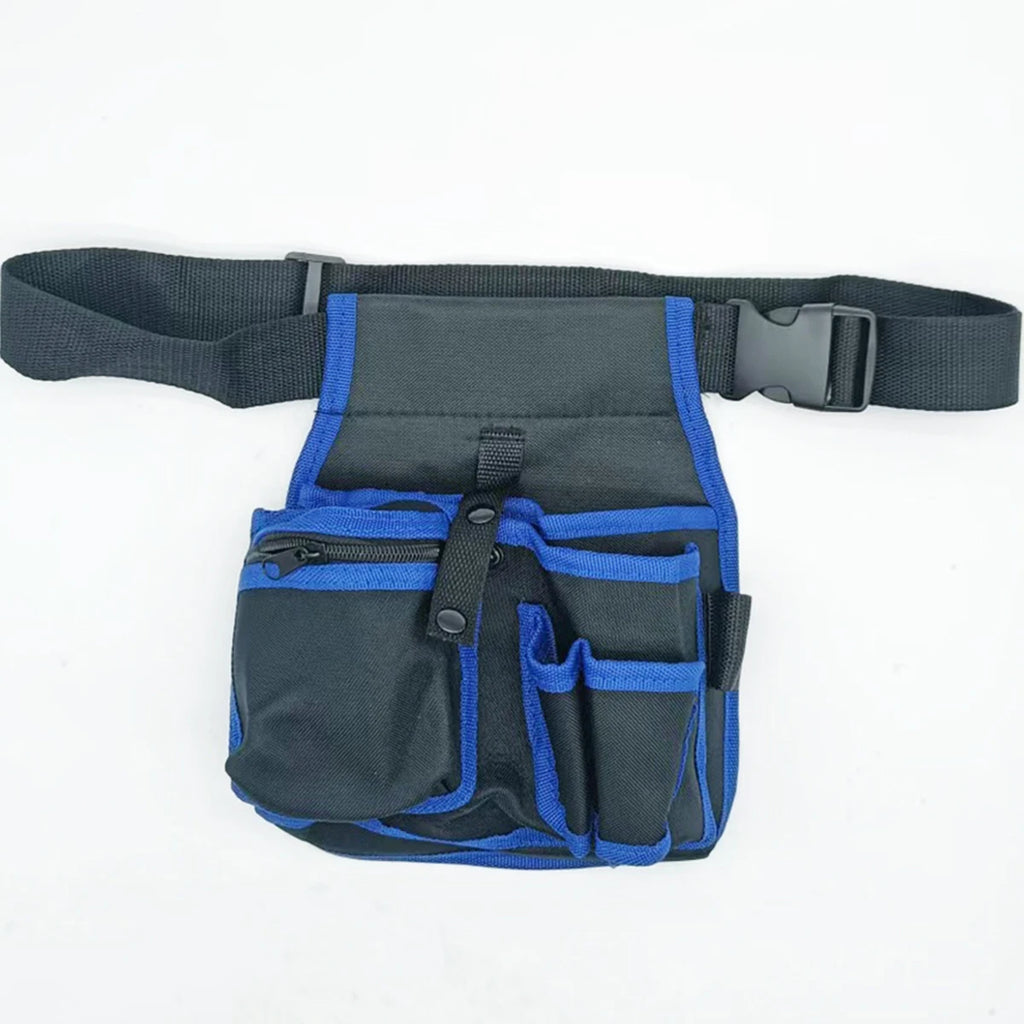 Electrician Tool Waist Bag — Nylon Belt Pouch for Hardware & Power Tools