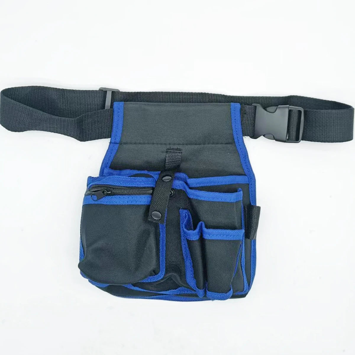 Electrician Tool Waist Bag — Nylon Belt Pouch for Hardware & Power Tools