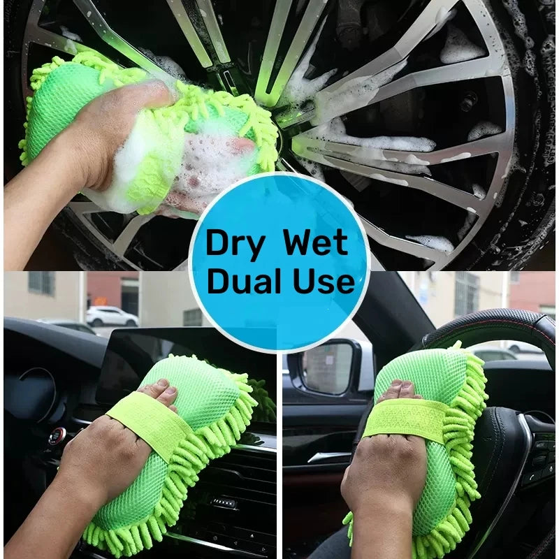 Microfiber Car Wash Sponge – Ultra-Soft Detailing Sponge for Cars, Trucks & SUVs