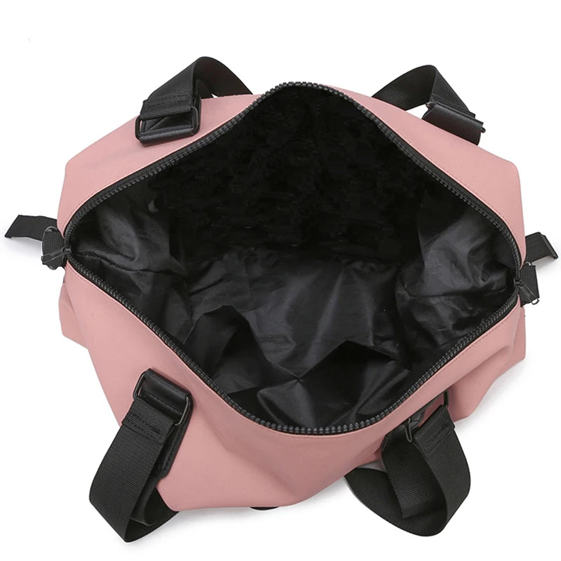 Chic Emblem Nylon Duffle Bag