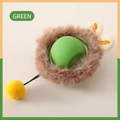 Juguete de bola para gatos con cola y auto-rodante — Recargable por USB
