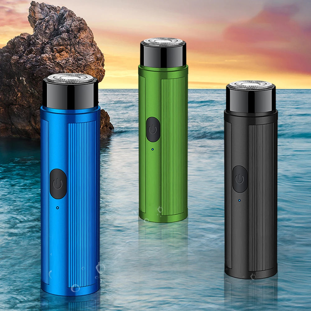 Men's Mini Rechargeable Electric Shaver — Portable Cordless Razor & Epilator