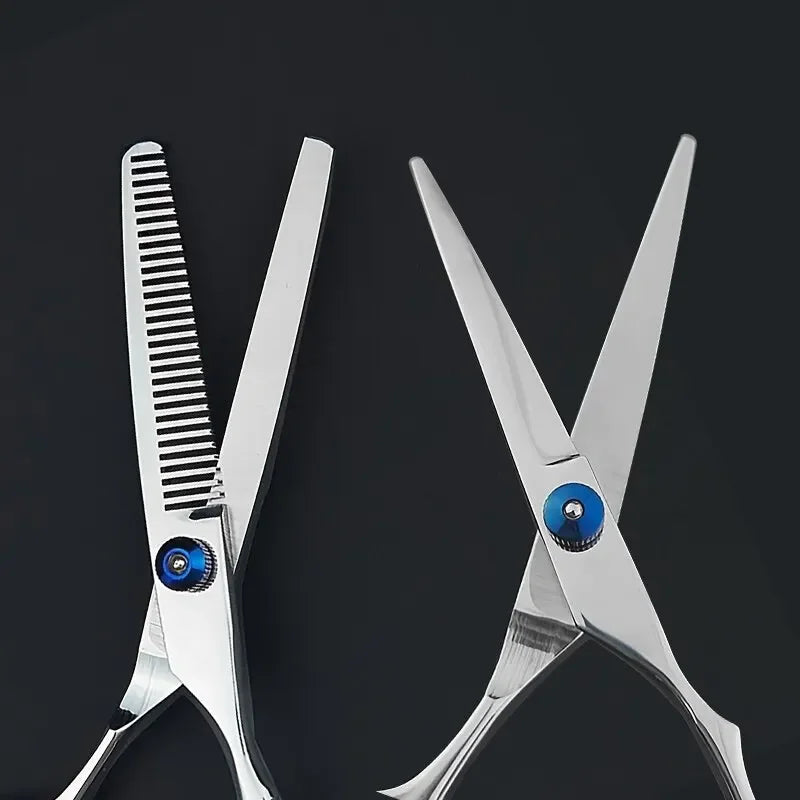 Professional Hairdressing Scissors – Stainless Steel Cutting & Thinning Shears