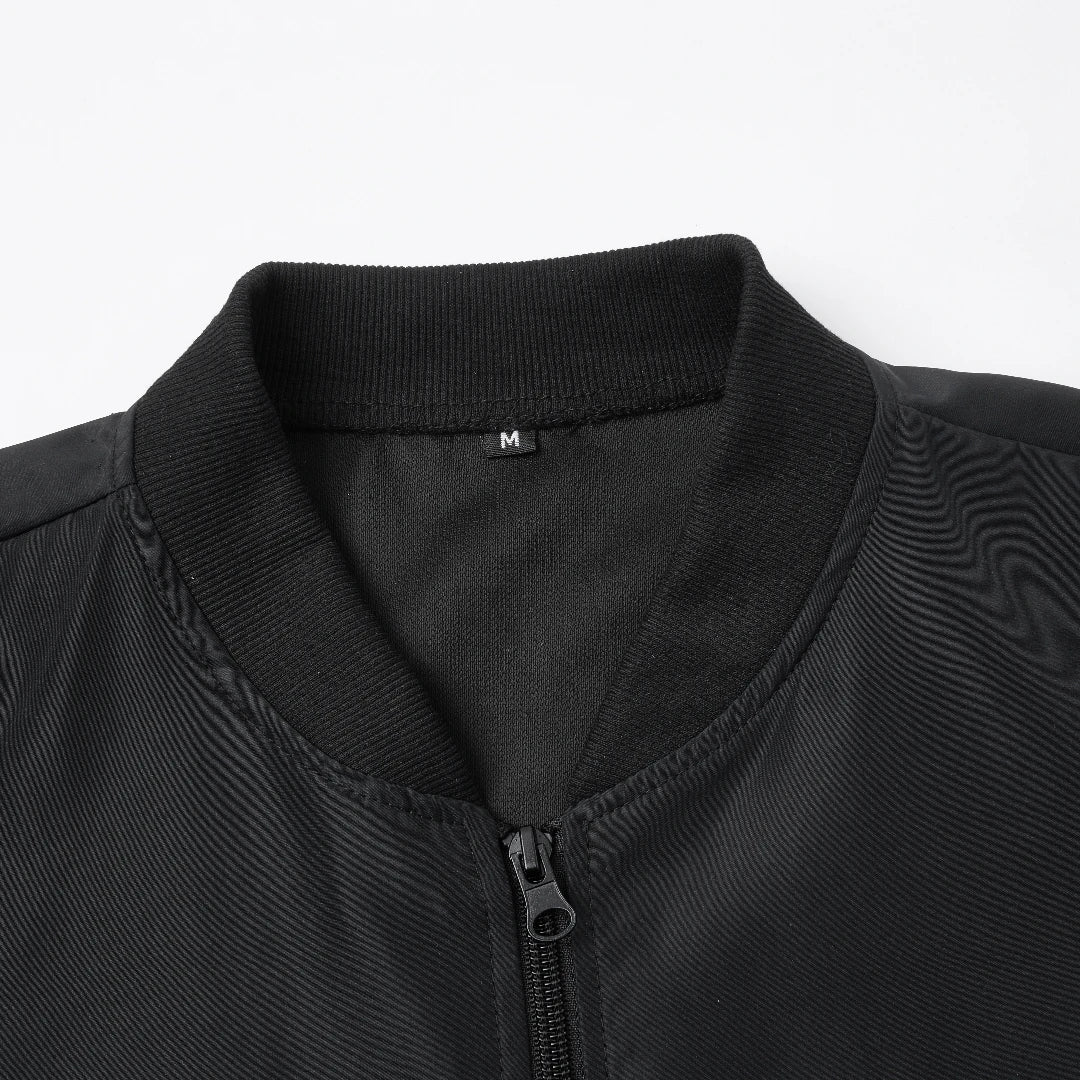 Lightweight Baseball-Collar Jacket