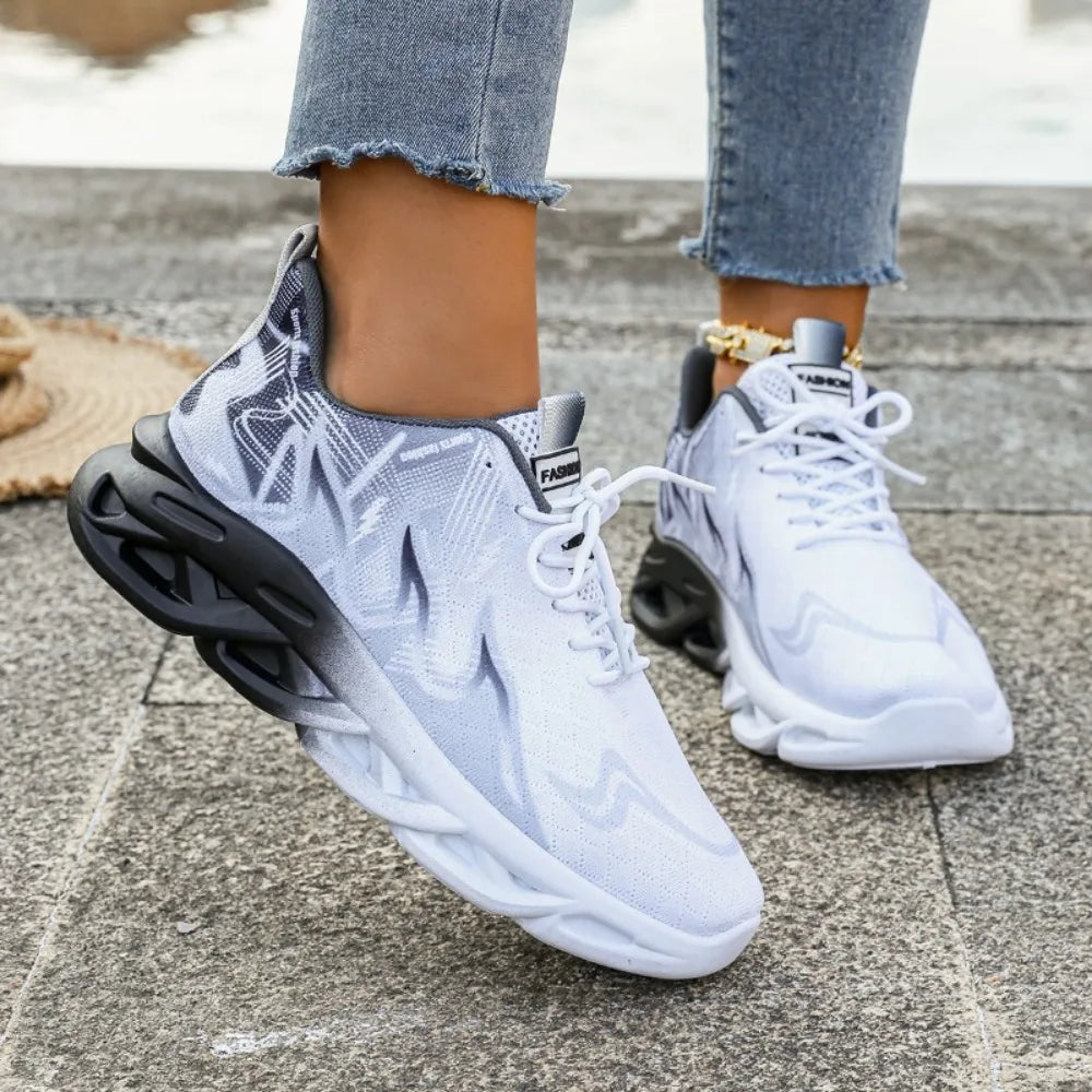 Women's Breathable Lightweight Sneakers – Anti-Slip Walking & Running Shoes