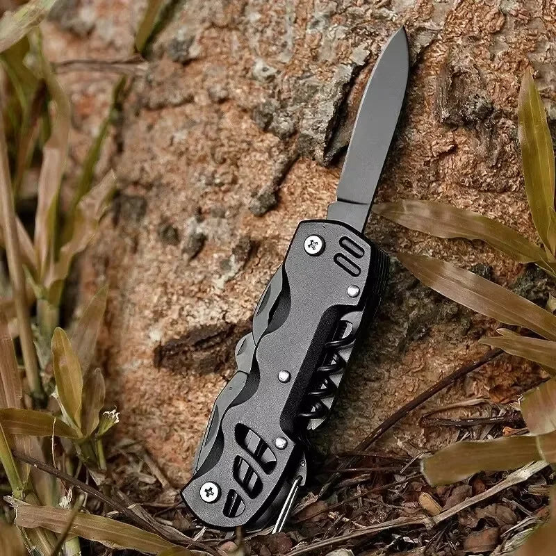 Folding Stainless Steel Pocket Knife – Spring Clip, 60mm Blade | Camping & EDC Survival