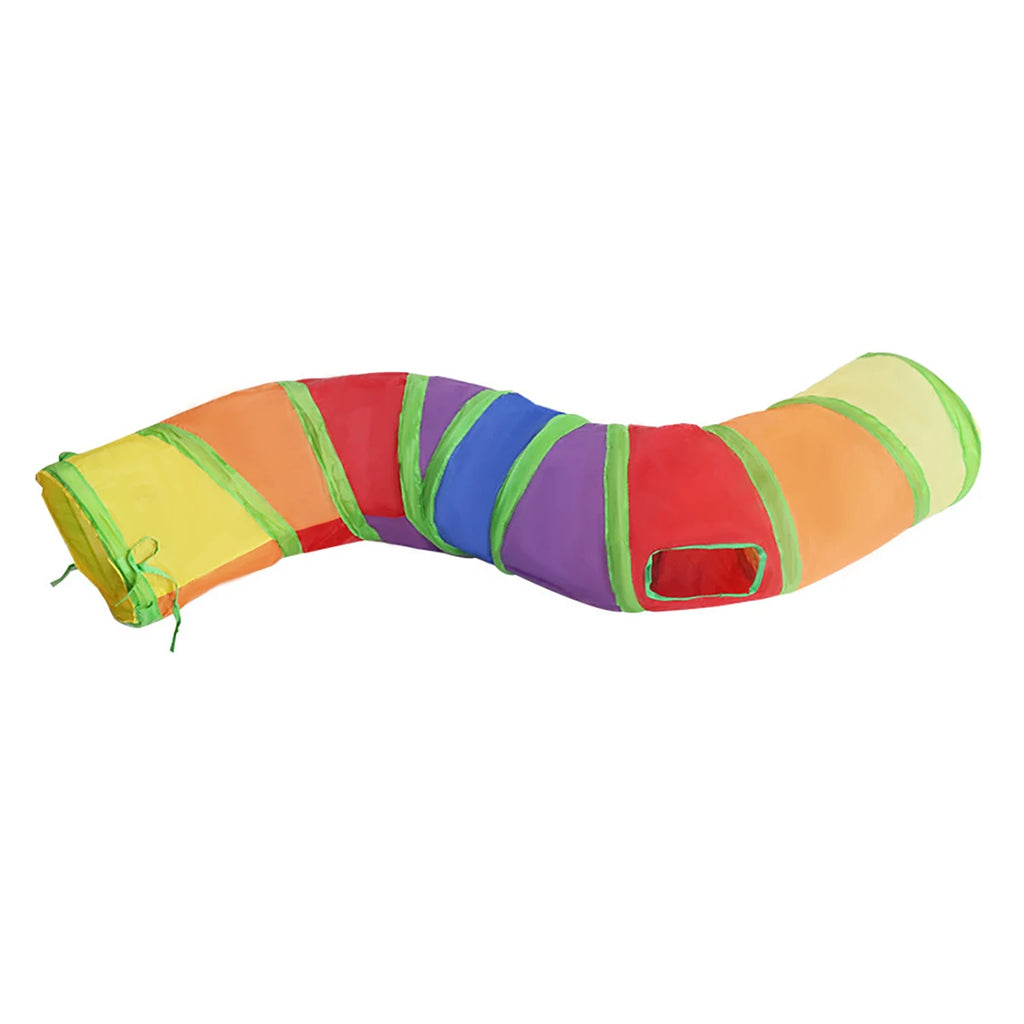 Túnel de juguete plegable para gatos – Túnel de juego interactivo plegable para gatos, gatitos y conejos
