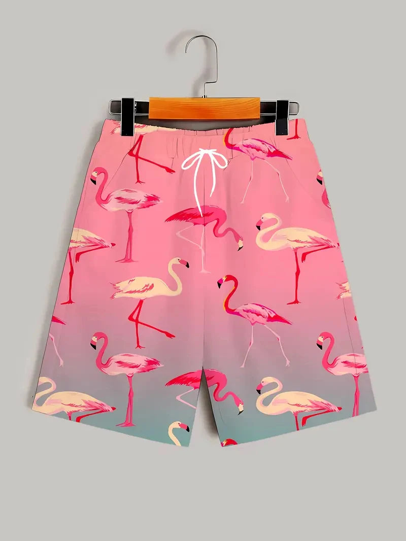 3D Printed Beach Shorts – Quick-Dry Board Shorts for Men & Kids