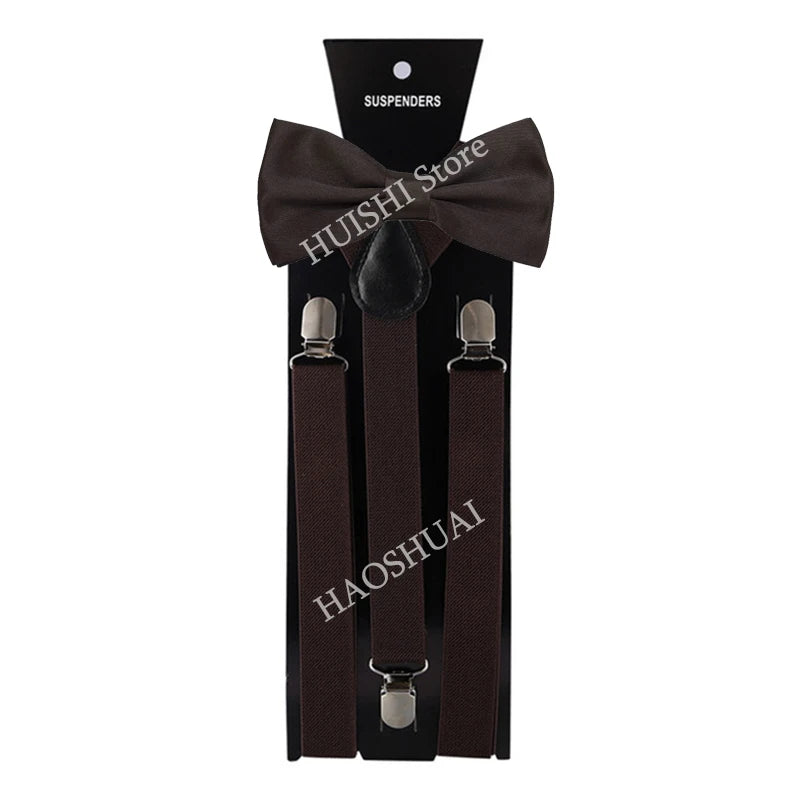 Unisex Elastic Suspenders with Bow Tie Option | The Daily Drop