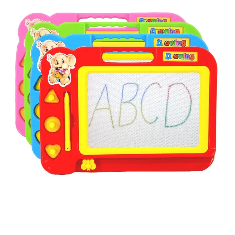 Kids Magnetic Drawing Board – Reusable Doodle Pad with Pen & Erasers