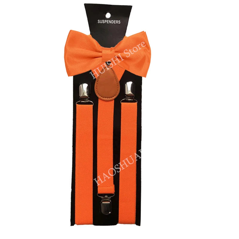Unisex Elastic Suspenders with Bow Tie Option | The Daily Drop
