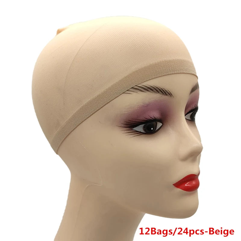 Nylon Mesh Wig Cap — Breathable Dome Cap