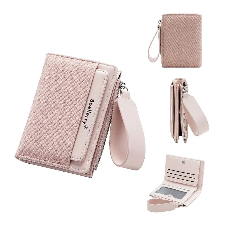 Baellerry Women's Bifold Wallet — Multi-Slot Card Holder & Coin Purse